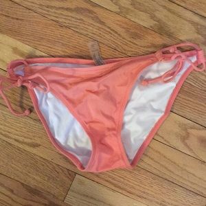 Victoria’s Secret side tie coral suit bottoms